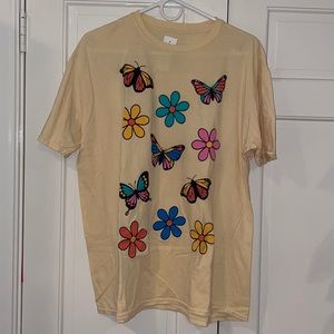 Yellow Graphic Tee